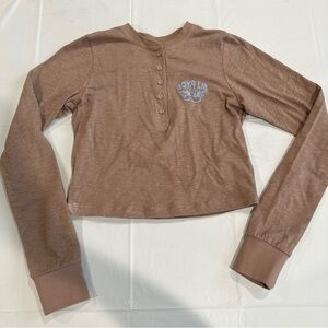 BOYS LIE | Cropped Long Sleeve Shirt